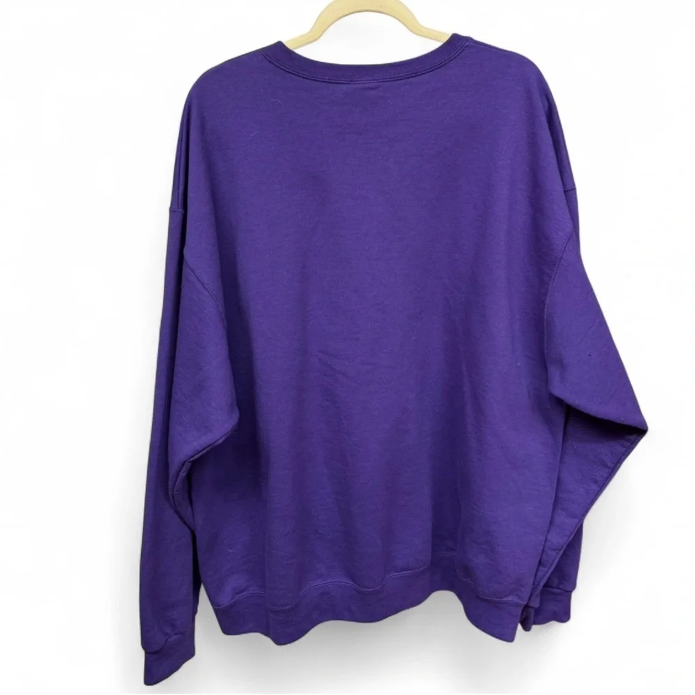Jerzees embroidered purple